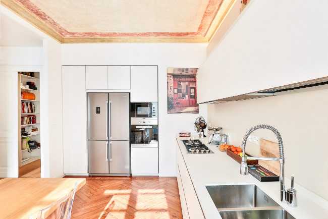 Kitchen of a renovated apartment